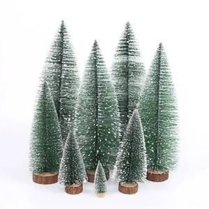 High Quality Personalized Small Artificial Christmas Tree Decorations Gnome Door Table Shop Window Accessories Lightweight