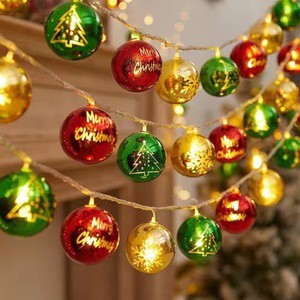 Waterproof Decorative Fairy Lights Santa Snowman Christmas LED Lights for Home Party Xmas Tree Decoration