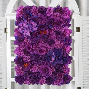 Artificial Flower Wall Backdrop Wedding Wall Decorations Background Props for Indoor Shooting