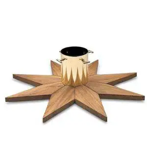 Black Tin Planters with Handles for Christmas Tree Stand Decorations