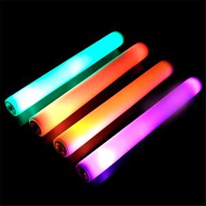 Novelty Products Cheering Led Stick RGB Cheer Foam Led Glow Stick Light up Foam Glow Sticks