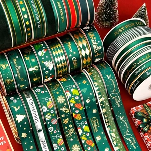 Christmas Ribbon Cake Gift Decorative Ribbon Bouquet Packaging Ribbon Christmas Tie Bow