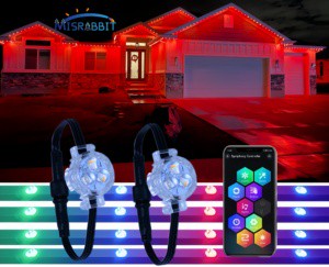 Misrabbit Hot Sale 12V 30mm Permanent Holiday Outdoor Christmas Lighting Ip68 Smart Wifi Controller IP68
