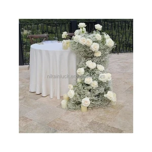 Wedding Centerpiece Decoration Sweetheart Table Flowers White Rose Wedding Flowers