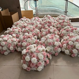 FB-PK09 Wedding Centerpieces Table Decorations Organize an Acticity Party Photographic Background pink Rose Artificial Flowers