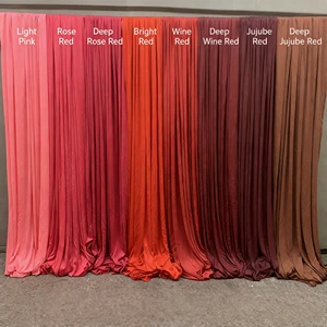 Modern Colorful Beauty Yarn Backdrop Drapes Fabric For Birthday Wedding Ceremonies Parties Decoration Curtain