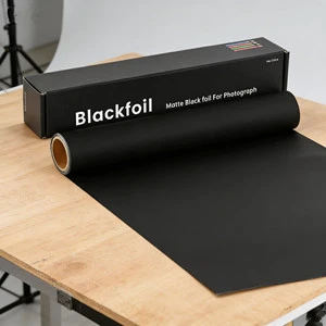 High-quality Black Coated Photographic Foil Aluminum Foil Metal Foil Can Be Used As a Photography Prop