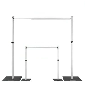 Adjustable Wedding Arch Drape Backdrop Stand for Wedding Party Decoration