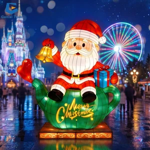 Christmas Lantern Festival Lighting LED Christmas Light Display Outdoor Lantern Decoration for One Stop Light Solution Project