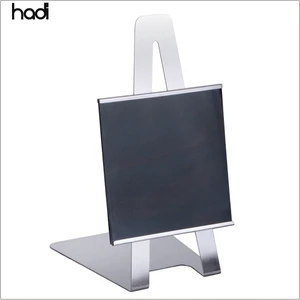 HADI Restaurant Accessories Stainless Steel Table Number Stands and Place Card Holders Black Acrylic Tags on Sale