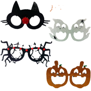 Stage Performance Props Decorative Glasses Creative Ghost Pumpkin Spider Glasses Atmosphere Decoration and Party Glasses New