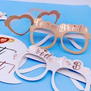 23pcs Custom Design Rose Gold Foil Wedding Party Decorations Accessories to Be Photo Booth Props