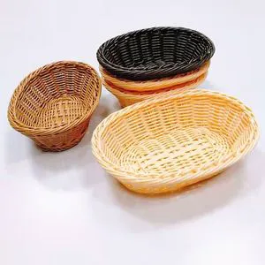 High Quality Handicrafr Bread Basket Factory Wholesale Pp Rattan Basket