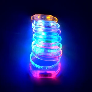 Music Controlled Led Bracelet Programmed Led Armband LED Flash Bracelet Light Up Glow Wristband Bracelet For Party & Events