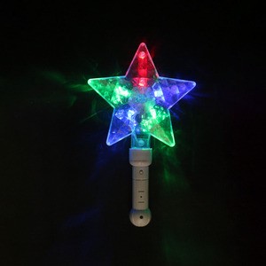 New LED Light up Star Wand, Magic Wand for Novelty Gift