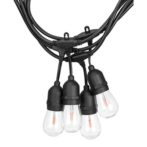 IP65 Waterproof Outdoor LED String Light 100m Linkable Warm White S14 Bulb for Garden Party Christmas Holiday Decorations 6W