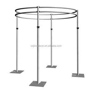 6-10Ft Adjustable Wedding Backdrop Luxury Pipe and Drape Stands Backdrop Event Wedding