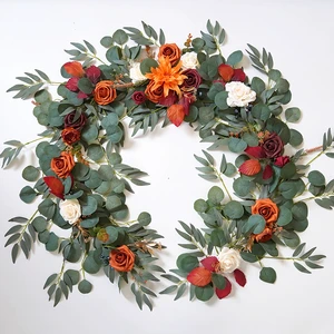 Luxury High Quality Durable Silk Simulated Flower Vine Table Decoration Fast Delivery for Weddings Banquets Hotels Centerpieces