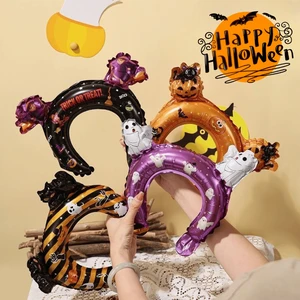 Halloween Plastic Balloons with Digital Printing for Kids' Parties and Haunted Houses Holiday Supplies for Spooky Fun