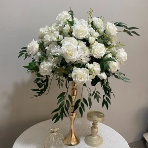 Hot Selling Decorative Table Flowers Wedding Centerpiece Arrangement Artificial Flower Centerpieces Decoration