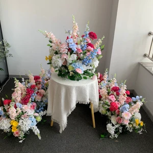 Colorful Flower Wedding Centerpieces & Table Decorations Elegant Aisle Arrangements for Decoration