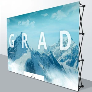 Foldable Modern Aluminum Frame Display Stand for Wedding Celebration Stage Background Wall-Water Resistant & Adjustable Height