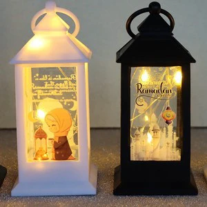 Wholesale Muslim Islam Decor Ramadan EID Mubarak Products Kareem Advents Lights Lanterns Gift Box Ramadan Decorations