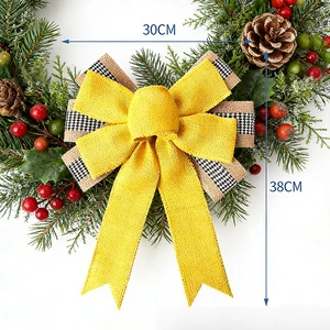 Webbing Manufacturer Custom Newest Wholesale Christmas Red Ribbon Decoration Christmas Tree Ornament Ribbon Velvet Bow Polyester