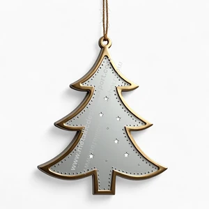 DIY Luxury Gold Silver Christmas Tree Stand Design-Customized Color Metal Blank Star Details Premium Decoration Supplies (Sizes