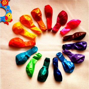 #party favors#100 pcs 10-inch 1.8g good quality courful metallic party balloon