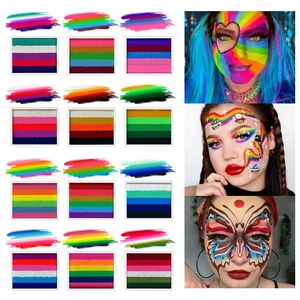 Best Selling Non Toxic Split Cake Face Paint Body Paint Art Halloween Celebration Water Based Face Paint