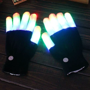 Party Supplies Led Luminous Gloves Led Light Children's Toy Colorful Performance Gloves Party Decorations Novelty Gifts