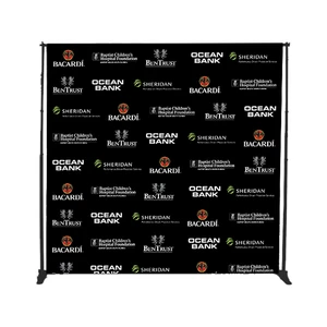 Custom Pop up Banner Stand Exhibition Backdrop Advertising Banner