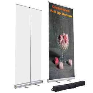 Wholesale Desserts Advertising Display Roll Up Banner Support Portable Retractable Roll Up Support Display For Promotion