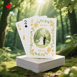 Custom Wedding Playing Cards With Box Personalized Playing Cards Custom Design For Wedding Gifts