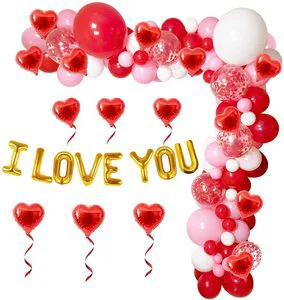 Party Decoration Event & Party Item Love Balloon Kit Valentine'S Day Decorations and Gift for Him or Her Party Supplies Set
