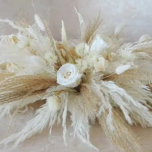 Floral Arrangements for Weddings | Preserved Flower Boho Wedding Venue Decoration Set for Arch Backdrop Table Decor