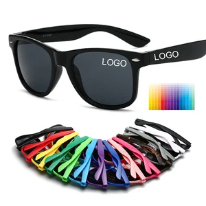 Sun Glasses Custom Logo Personalized Sunglass Men Women Plastic Promotional Custom Logo Shades Customized Sunglasses With Logo