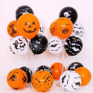 2025 Halloween Ghost Festival Night Market Pumpkin Balloons Cross-Border Party Novelties for New Scene Layout