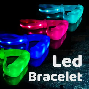 Sincen Bulk Supplier Glow Lighting Solution National Ceremony Production CE Approved Led Wristband Bracelet