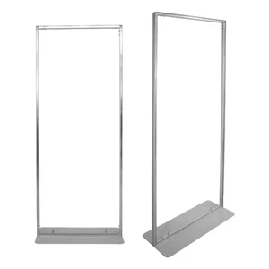 Venue Door Type Display Rack Stainless Steel Billboard Display Rack Eco-Friendly Wedding Poster Rack for Advertising