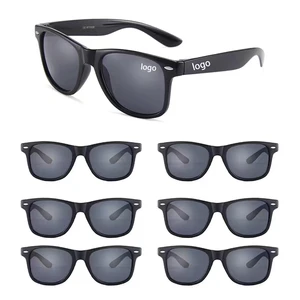 Wholesale Promotional Plastic Custom Logo Uv400 Men Women Shades Sun Glasses Sunglasses For Summer Beach Pool Birthday Wedding