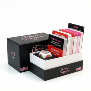 Board Game Manufacturing Top Quality Custom Logo Paper Printed Playing Card With Box Dice