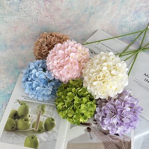 Cross-border New Wedding Mei Ming Lollipop Hydrangea Silk Cloth Dried Flower Wall Decor for Wedding Hall Background