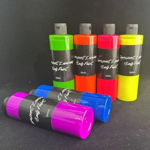 Hot Sale Neon Color for Kids for Neon Party Face Painting Glow in the Dark UV Light Body Paint Luminous Makeup Water Based
