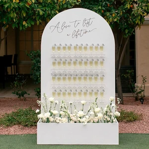Factory Price Wedding Champagne Wall Decorative Backdrop Elegant Party Decorations for Wedding Party Decor