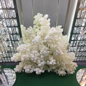Wedding Bride and Groom Table Decoration Artificial Silk Flowers with Hydrangeas/Roses-Romantic Design