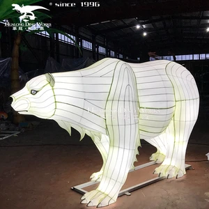 Custom Chinese Lantern Type Popular Festival Animal Silk Lantern Show