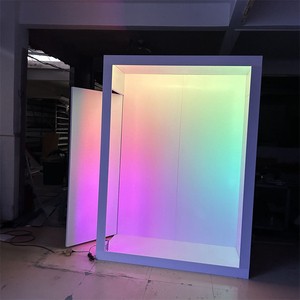 New Weddings Party Decoration Photography Background Props Pvc Magazine Photo Booth Photo Booth Box