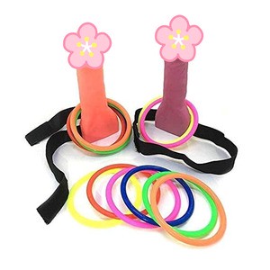 2pcs/pack Hoopla Game Girls Night Games Bachelorette Hen Party Favor Props Ring Toss Game